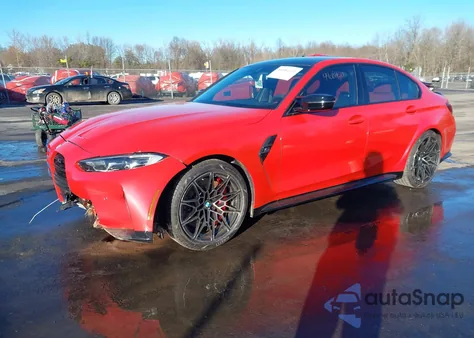 2024 BMW M3 Competition xDrive z USA, uszkodzony, nr VIN WBS43AY03RFR64856